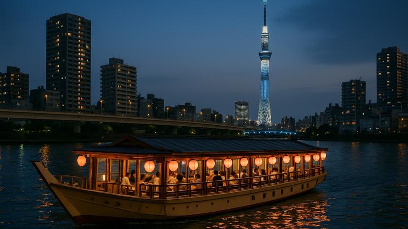 社内イベント ~屋形船~